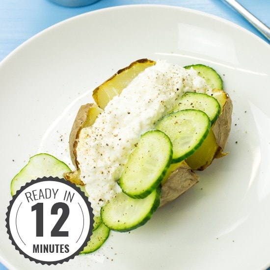 cottage cheese and cucumber baked potato recipe - Article 2